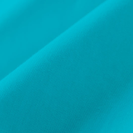 Coton gratté ignifugé couleur turquoise