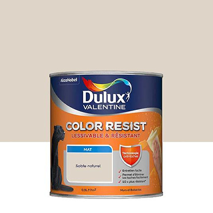 Dulux Valentine Color Resist - Murs&Boiseries - Mat Sable Naturel