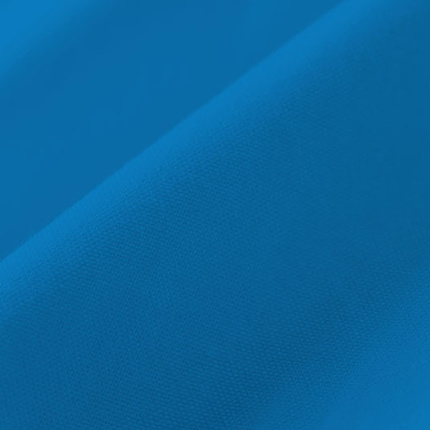 Coton gratté ignifugé couleur bleu azur