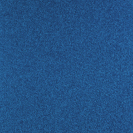 Moquette velours Balsan bleu lectrique - sans perspective