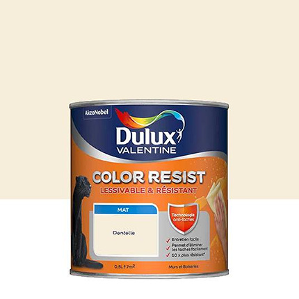 Dulux Valentine Color Resist - Murs&Boiseries - Mat Dentelle