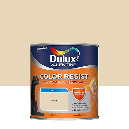 Dulux Valentine Color Resist - Murs&Boiseries - Mat Ivoire