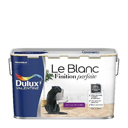 Dulux Valentine Le Blanc Finition Parfaite - Rsultat excellent - Velours Blanc