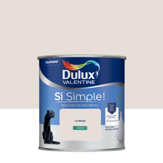 Dulux Valentine Si Simple! - Peinture toutes pièces - Satin Le Beige