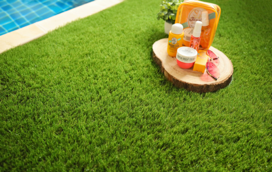 Tapis en gazon synthétique Vincennes 35 mm - Bord de piscine