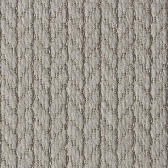 Tapis sur mesure en laine, jute et sisal Esprit gris - sans perspective