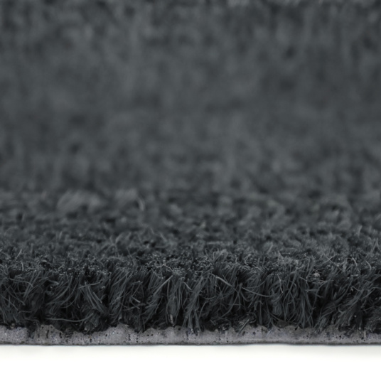 Tapis sur mesure Paillasson Brosse Coco 17mm - Blue Jeans - tranche
