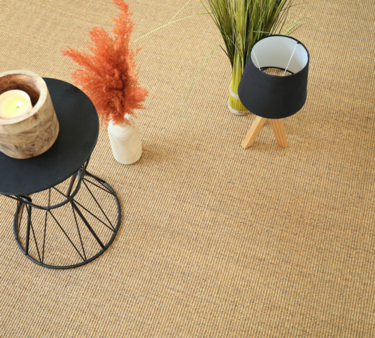 Revêtement sisal Yucatan Chaume pièce à vivre style naturel