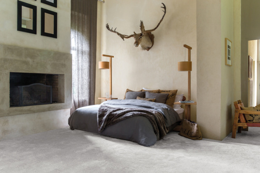 Tapis sur mesure Select gris perle - Chambre