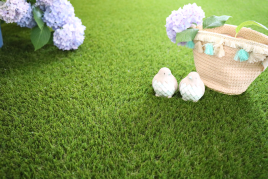 Tapis sur mesure - Villandry - Gazon synthétique vert - Ambiance