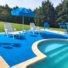 Gazon artificiel Blue Lagoon - 7mm - Contour piscine