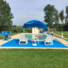Gazon artificiel Blue Lagoon - 7mm - Coin piscine