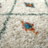 Tapis motif Berbère - Patan coloré - vue de près