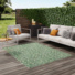 Tapis de jardin - Broc Arty - Tissage vert - Décoration terrasse