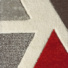 Tapis de salon design - Seventies - Triangles multicolores - gros plan