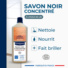 Savon noir  l'huile de lin Stawax - 1L - utilisation