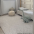 Tapis de salon ou chambre - Bouclette - Grge tendre