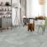 Sol PVC Smart - imitation Parquet Mtallique - Bureau