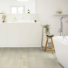 Sol PVC Smart - Atelier aspect bois vintage blanc - Salle de bain
