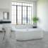 Sol Vinyle Style - Imitation Carrelage gris - Salle de bain