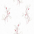 Papier peint vinyle expansé sur intissé - Basique - Motif floral rouge pois satiné - Sans perspective