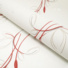 Papier peint vinyle expansé sur intissé - Basique - Motif floral rouge pois satiné - Rouleau