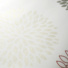 Papier peint vinyle sur intiss - Botanique - Pompons rouge, gris et or - zoom