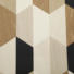 Papier peint vinyle sur intissé - Design wood - Parement bois hexagonal - vue de près