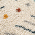 Tapis motif berbre -Tula - Multicolore - vue de prs