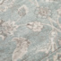 Tapis à motif floral oriental - Nora - Bleu - gros plan