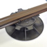 Plot terrasse - Lambourde larg. max. 55 mm - Hauteur réglable de 5 à 8,5 cm - Plot avec lame