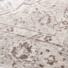Tapis  motif oriental en tissus chenille recycl - Yanis - Gris et brun - gros plan
