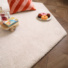 Tapis hexagonal en matire recycle Re-life beige nude - dcoration