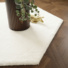 Tapis de salon design hexagonal Touch - Blanc crme - salon