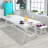 Sol Vinyle Textile Grande largeur - Aspect parquet - Chne blanc - salle  manger cuisine