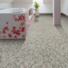 Sol Vinyle Textile Relief 3D - Terrazzo granito - Gris et marron - salle de bain