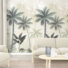 Papier peint panoramique - Format L - Palmeraie tropicale - salon