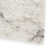 Tapis de salon  motif organique - Blanc marbr - Veinage gris - coin