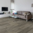 Sol Vinyle Textile Haute Performance - Imitation parquet brun crus gris - salon