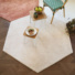 Tapis de salon design hexagonal Touch - Beige clair