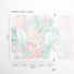 Papier peint panoramique - Format XL - Feuilles pastels - dimensions