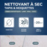 Nettoyant  sec Tapis Moquettes Starwax - 500g - guide