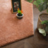 Tapis de salon design hexagonal Touch - Rose corail - chambre