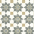 Sol Vinyle Link Plus - Carreaux de ciment motif beige - Surface brillante - sans perspective