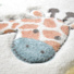 Tapis Mrinos Enfant Animaux de la jungle - Elphant et girafe - Beige