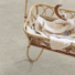 Sol Vinyle Textile - Relief 3D - Motifs arche griffe - Beige - chambre enfant