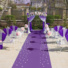 Moquette filme stand Event - Aubergine - mariage