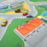 Tapis Vinyle pour les enfants - Circuit Grand Prix F1 - Vue de près