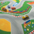 Tapis Vinyle pour les enfants - Circuit Grand Prix F1 - Vue de haut