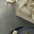 Sol Vinyle Loft - Imitation marbre gris foncé - Surface brillante - salon